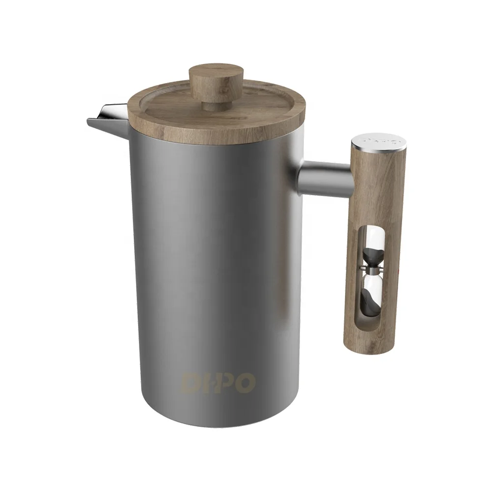 1000ml french press coffee tea maker with wooden handle and glass timer, Black, white, gray
1000ml french press coffee tea maker with wooden handle and glass timer, Black, white, gray