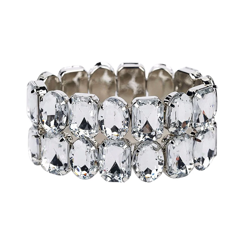Fashion Crystal Bracelets For Women Elastic Bracelet Bangles Bridal Charm Wedding Party Jewelry Gife, White
Fashion Crystal Bracelets For Women Elastic Bracelet Bangles Bridal Charm Wedding Party Jewelry Gife, White