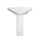 B182 Factory Direct Selling Pedestal Washing Basin Sink Ceramic Bathroom Hand Wash Basin With Pedestal