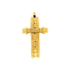 Hotsale unique design custom gold plated 304/316 stainless steel cross pendant