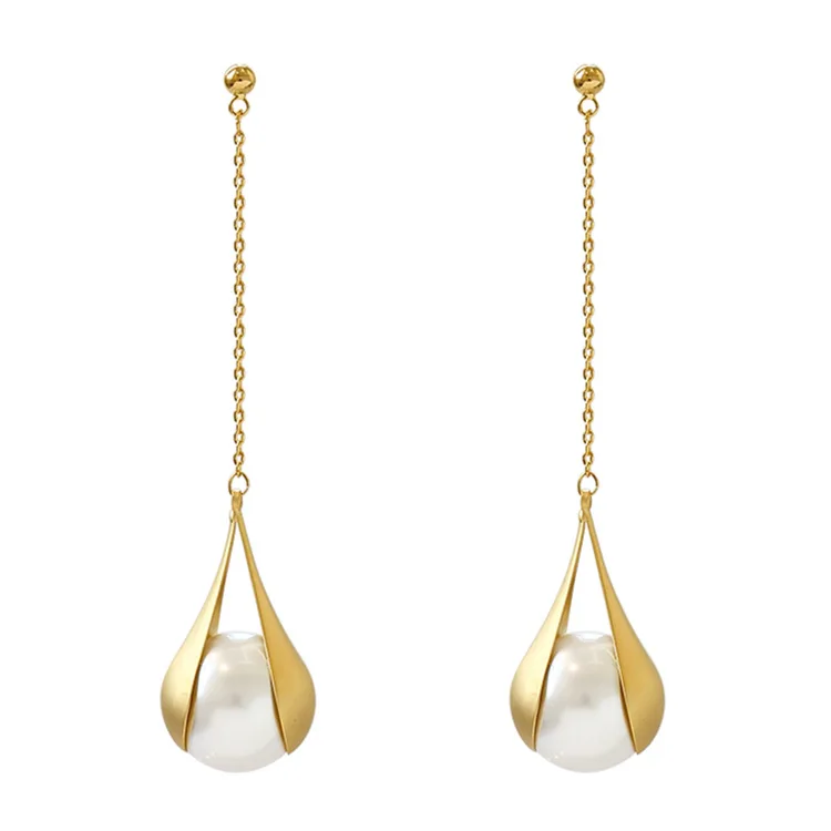Korean Star The Same Paragraph Fashion Pearl Tassel Earrings Wholesale Jewelry Earrings Female Long Section Vintage, Gold &silver
Korean Star The Same Paragraph Fashion Pearl Tassel Earrings Wholesale Jewelry Earrings Female Long Section Vintage, Gold &silver