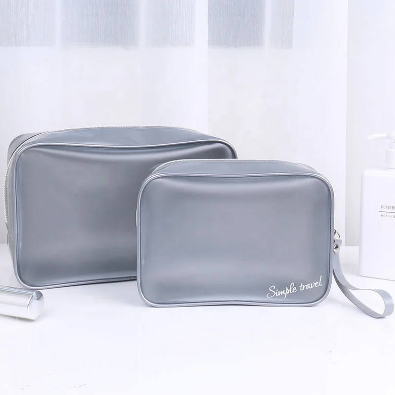 Wholesales Waterproof Minimalist PVC Cosmetic Bag Clear Zipper Makeup Bag Frosted OEM Customized Logo Transparent Toiletries Bag, Black
Wholesales Waterproof Minimalist PVC Cosmetic Bag Clear Zipper Makeup Bag Frosted OEM Customized Logo Transparent Toiletries Bag, Black