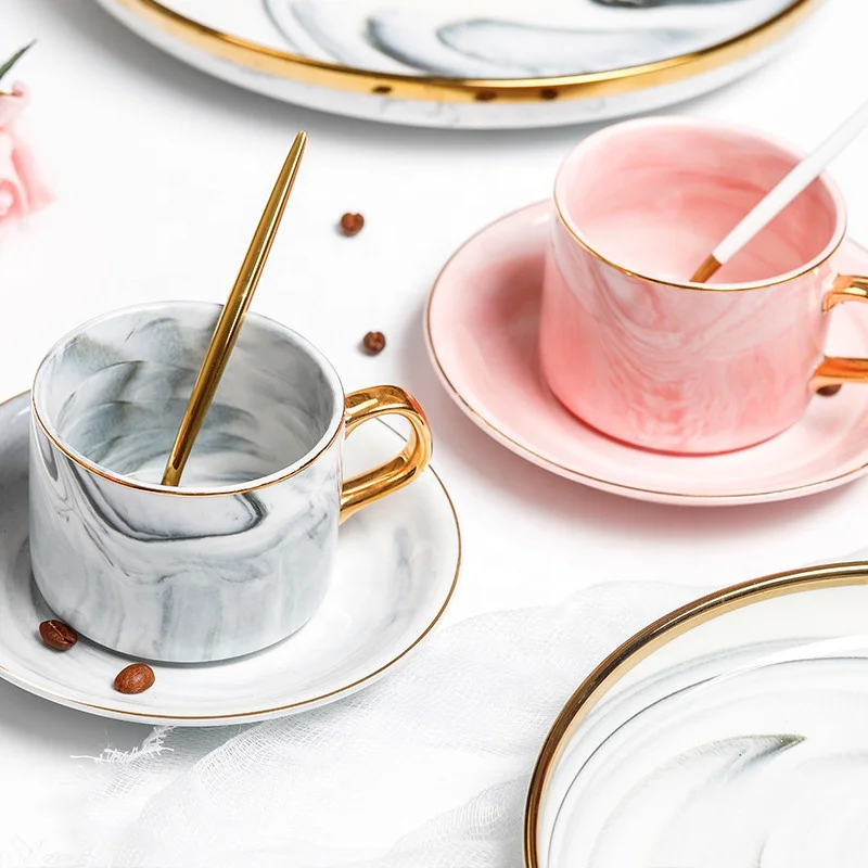 Nordic Style Coffee Mug Set Ceramic Coffee Cup With Sauce European Luxury Gold Rim Ceramic Coffee Mug Gift Set, Colorful
Nordic Style Coffee Mug Set Ceramic Coffee Cup With Sauce European Luxury Gold Rim Ceramic Coffee Mug Gift Set, Colorful