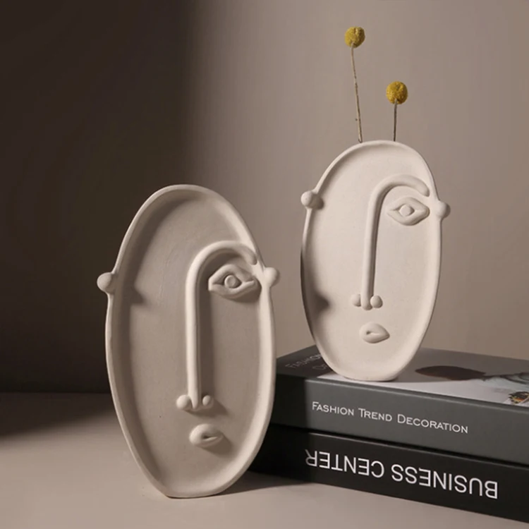 Creative Modern Arts Ceramic Face Shaped Nordic Ceramic Vase For Living Room Office Home Table, As picture
Creative Modern Arts Ceramic Face Shaped Nordic Ceramic Vase For Living Room Office Home Table, As picture