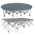 Aluminium Portable folding indoor round stage