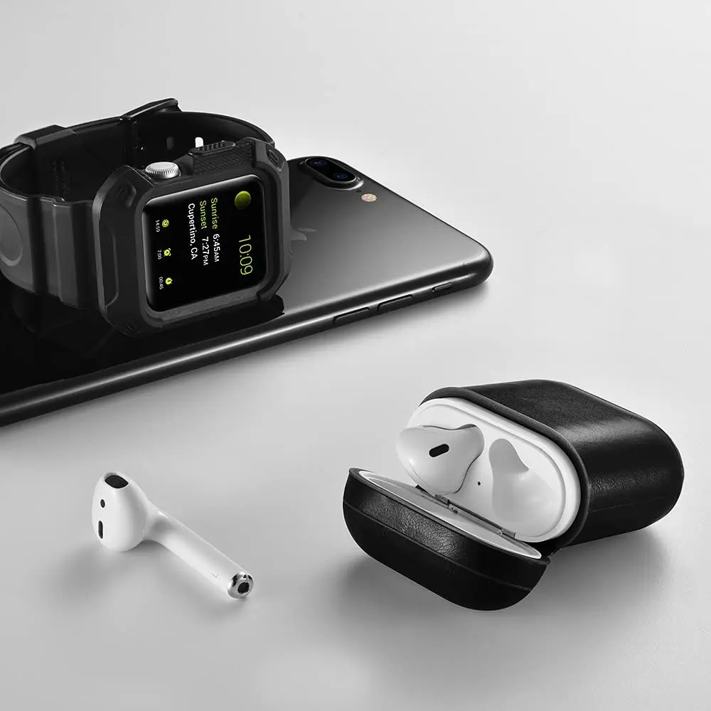 High Quality Luxury Protective Portable Shockproof Genuine Leather Case For AirPods
High Quality Luxury Protective Portable Shockproof Genuine Leather Case For AirPods