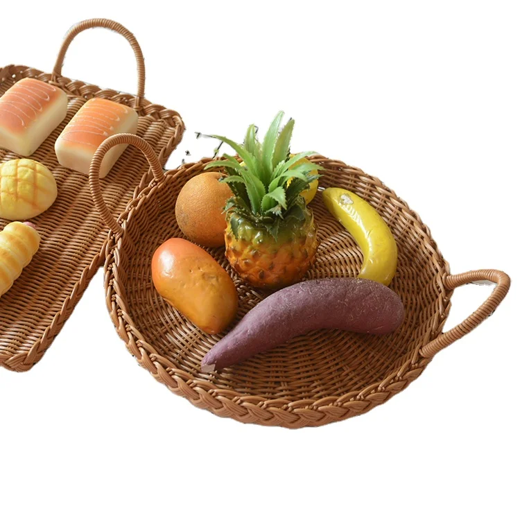 Huangtu Handmade Fruit Basket Tea Tray Rattan Weaving Bread Storage Organizer for Kitchen Food Picnic Container Round Decor Plastic PE, Phoneto color or customer
Huangtu Handmade Fruit Basket Tea Tray Rattan Weaving Bread Storage Organizer for Kitchen Food Picnic Container Round Decor Plastic PE, Phoneto color or customer