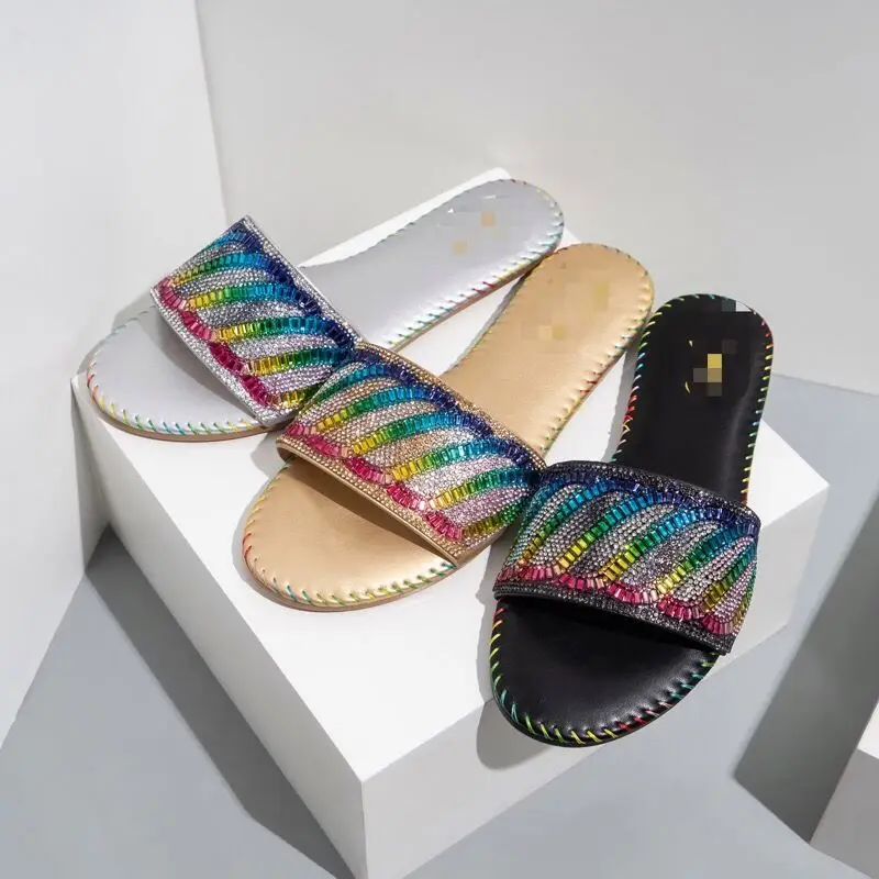 2021 African & American summer new arrivals iridescence rhinestone women fashion comfortable outdoor slippers, Black, gold, silver
2021 African & American summer new arrivals iridescence rhinestone women fashion comfortable outdoor slippers, Black, gold, silver