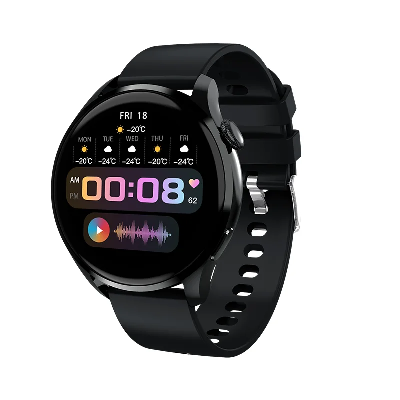 

AMOLED Smartwatch HW66 IP67 Waterproof Message Push BT Calling Health Reminder Smartwatch Full Touch Screen GT3 smart watch HW66