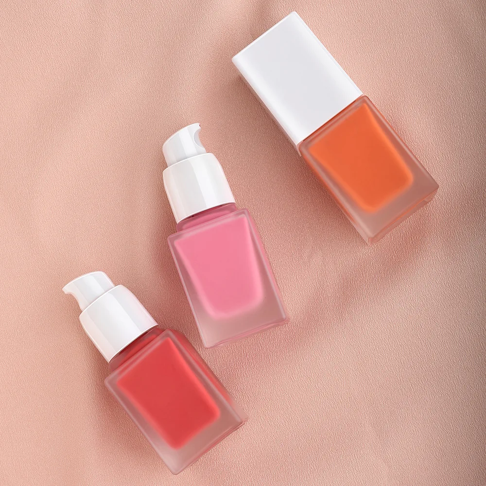 Customer Logo Makeup Waterproof Liquid Blusher Private Label Cream Makeup Liquid Blush in square white glass bottle
Customer Logo Makeup Waterproof Liquid Blusher Private Label Cream Makeup Liquid Blush in square white glass bottle