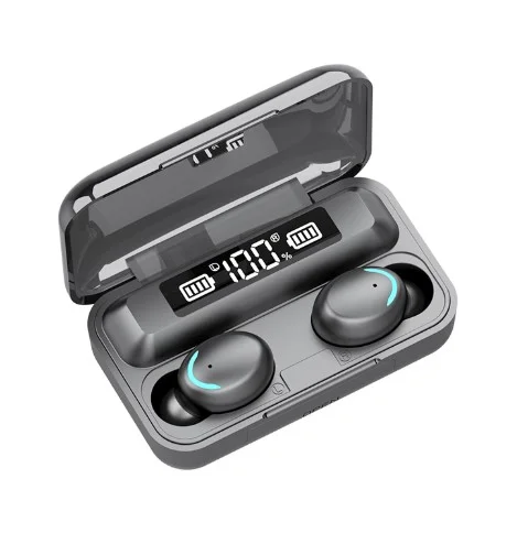 New Model Sport F9 Original F9 Blackpod2 Popp up Touch Function Wireless Charging earbuds, White/black
New Model Sport F9 Original F9 Blackpod2 Popp up Touch Function Wireless Charging earbuds, White/black