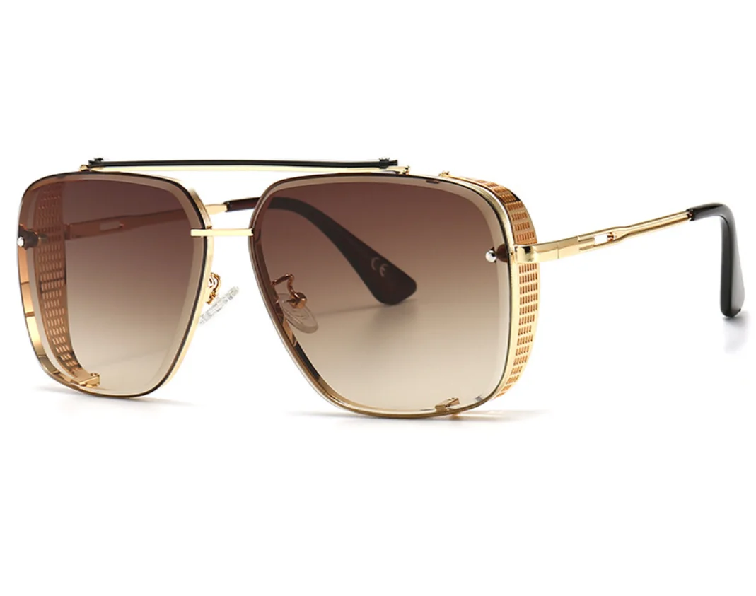 Retro simple square metal thick sun glasses fashion rimless fashion trendy shade sunglasses for men
Retro simple square metal thick sun glasses fashion rimless fashion trendy shade sunglasses for men