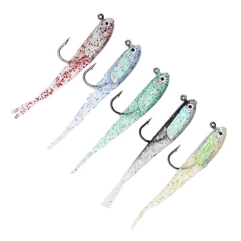 Lu ya baits 75mm coloured soft fish 6.5g simulation bait dummy lead soft fish pack lead fish wei hai fishing tackle wholesale, Vavious colors
Lu ya baits 75mm coloured soft fish 6.5g simulation bait dummy lead soft fish pack lead fish wei hai fishing tackle wholesale, Vavious colors