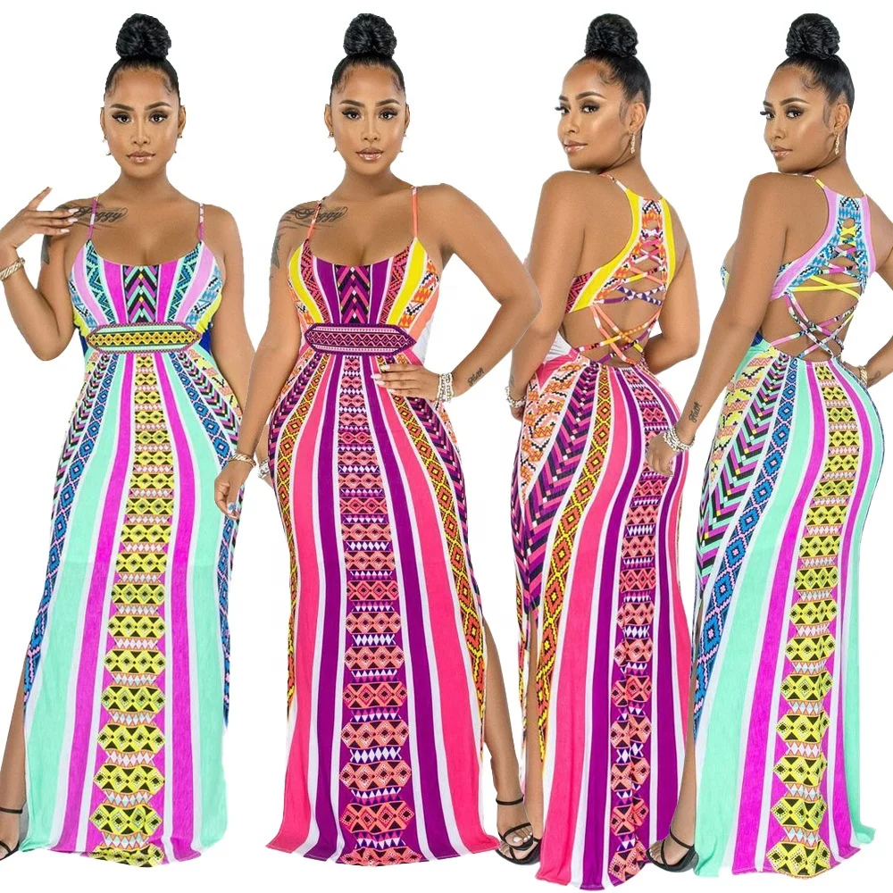 MT242-070 2021 ladies summer print suspender skirt side slit high waist women's casual long skirt women clothing dresses
MT242-070 2021 ladies summer print suspender skirt side slit high waist women's casual long skirt women clothing dresses