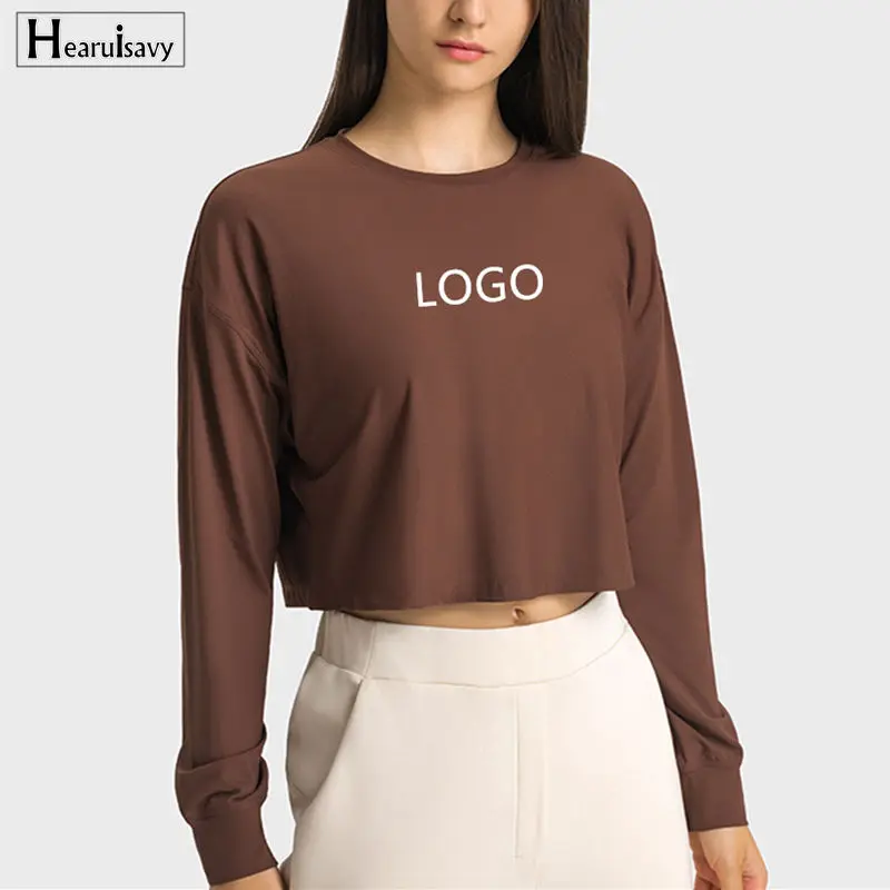 Fashion Stylish Streetwear Womens Long Sleeve Hip Hop Yoga Crop Top Loose Soft Sport T-shirt Outdoor Gym Top
Fashion Stylish Streetwear Womens Long Sleeve Hip Hop Yoga Crop Top Loose Soft Sport T-shirt Outdoor Gym Top