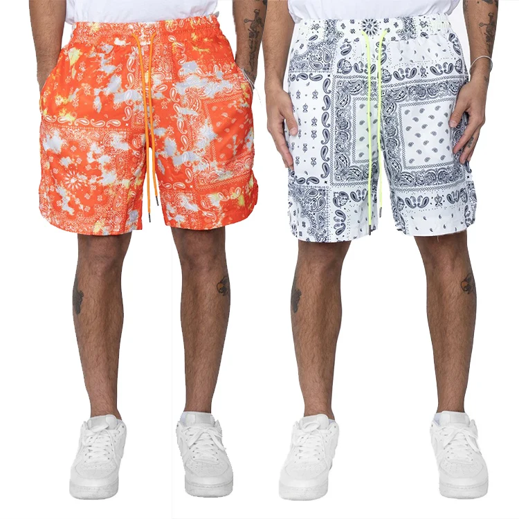 Summer Casual Loose Elastic Waist Bandana Beach Shorts Men Plus Size Breathable Gym Sweat Shorts, Customized color
Summer Casual Loose Elastic Waist Bandana Beach Shorts Men Plus Size Breathable Gym Sweat Shorts, Customized color