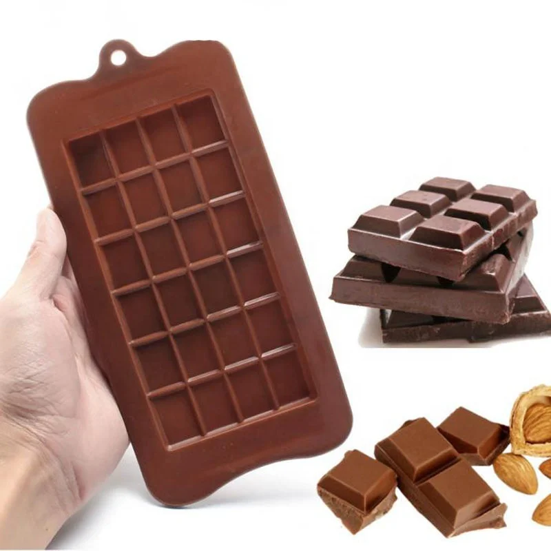 24 Cavity Chocolate Mold Silicone Form Candy Bar Sugar Cake Mold Baking Dish Bakeware Kitchen Ice Block Tray Cake Tool
24 Cavity Chocolate Mold Silicone Form Candy Bar Sugar Cake Mold Baking Dish Bakeware Kitchen Ice Block Tray Cake Tool