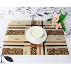 Easy clean Plastic dining PVC table mats africa plate table mat