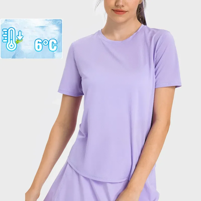 Breathable Cool Fabric Spring Summer Short Sleeve Gym Yoga Shirt Outdoor Fitness Running Active Wear T Shirt For Women
Breathable Cool Fabric Spring Summer Short Sleeve Gym Yoga Shirt Outdoor Fitness Running Active Wear T Shirt For Women