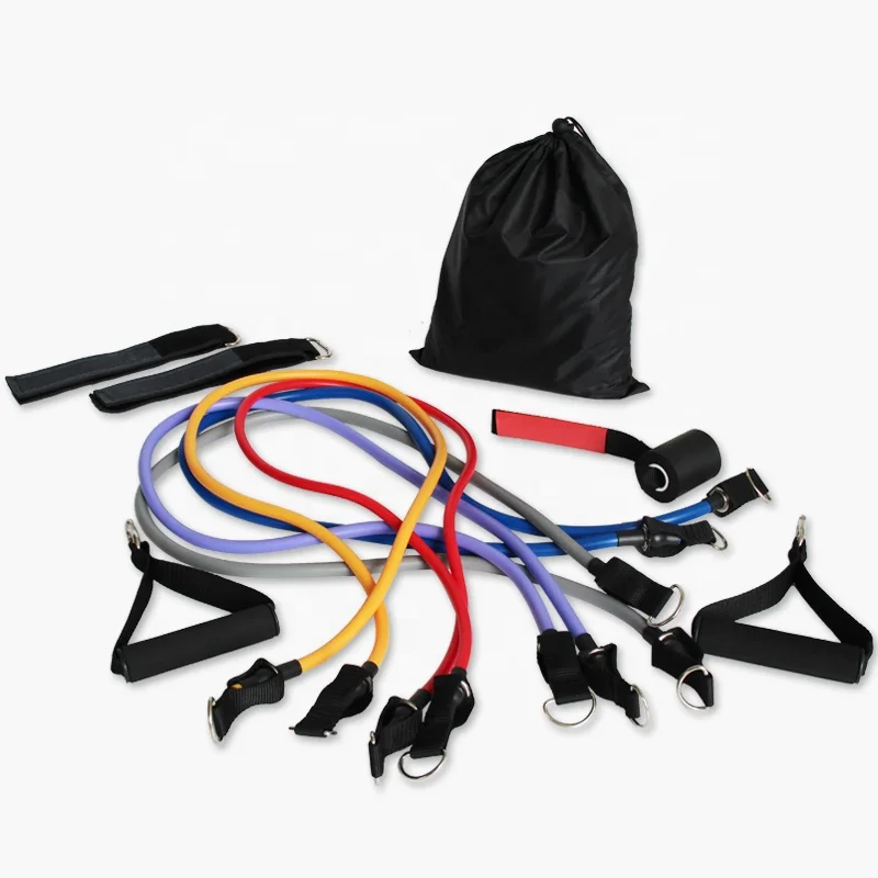 adjustable rubber /TPE 11pcs Resistance Bands Set With Foam Handles For Abs Exercise Workout Fitness Kits
adjustable rubber /TPE 11pcs Resistance Bands Set With Foam Handles For Abs Exercise Workout Fitness Kits