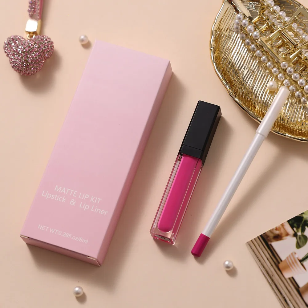 Wholesale new Long Lasting waterproof Lipstick and Lipliner Set Maquillaje liploss Custom Logo Private Label Matte Lipstick Set, Muliti-color
Wholesale new Long Lasting waterproof Lipstick and Lipliner Set Maquillaje liploss Custom Logo Private Label Matte Lipstick Set, Muliti-color