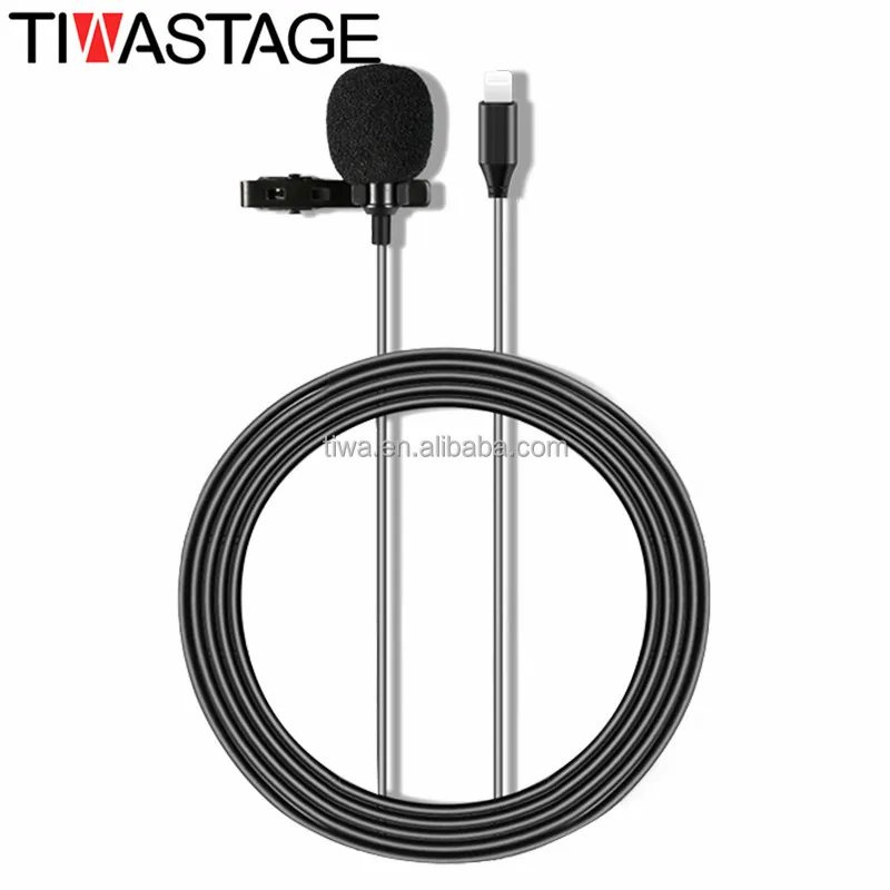 Light Weight Mini Convenient Condenser Clip Microphone With Lightning Connector Connect With Smartphone
Light Weight Mini Convenient Condenser Clip Microphone With Lightning Connector Connect With Smartphone