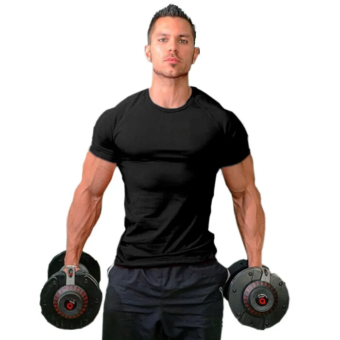 China Round Neck Male Sports Bodybuilding Muscle Training Fitness Men's Fitted Tee Exercise Workout Gym T-shirts
China Round Neck Male Sports Bodybuilding Muscle Training Fitness Men's Fitted Tee Exercise Workout Gym T-shirts