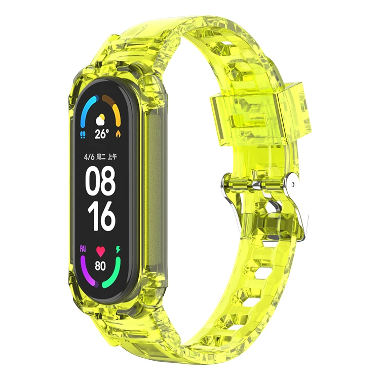 Hot Sale Colorful Transparent Crystal Soft TPU Material Straps Case Smart Watch Strap for Xiaomi Mi 3/4/5/6 Band
Hot Sale Colorful Transparent Crystal Soft TPU Material Straps Case Smart Watch Strap for Xiaomi Mi 3/4/5/6 Band