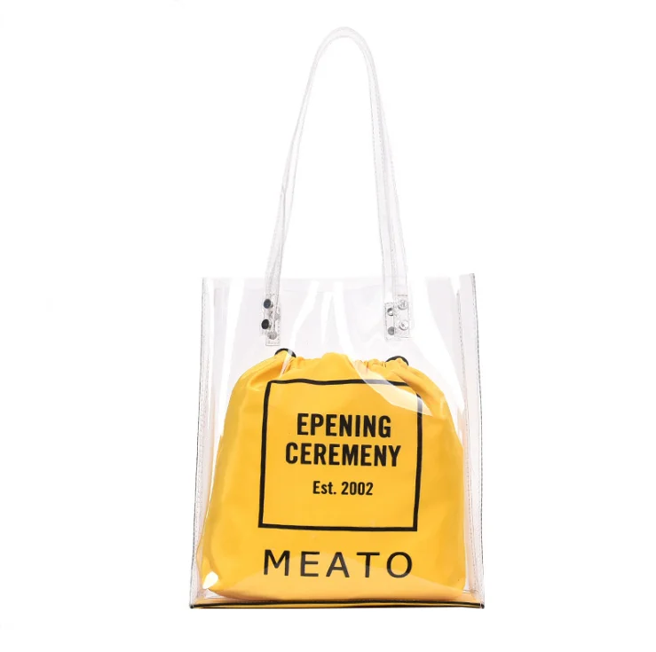 Amazon hot sale fashion Waterproof transparent PVC tote bag , MOQ 100pcs custom PVC beach bag jelly bag for girl, As pictures, customizable
Amazon hot sale fashion Waterproof transparent PVC tote bag , MOQ 100pcs custom PVC beach bag jelly bag for girl, As pictures, customizable