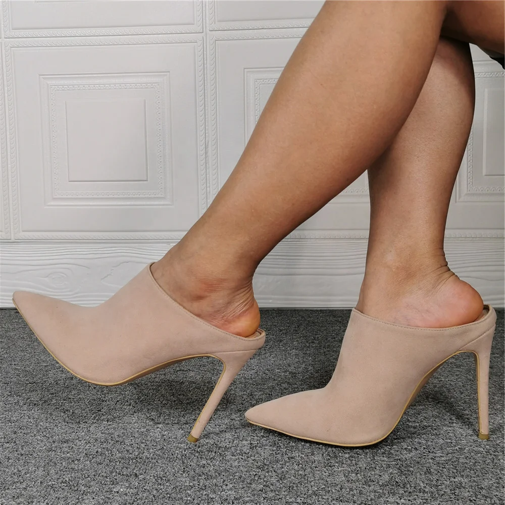 Apricot Close Pointed Toe Women Summer Shoes Slip-on High Thin Heels Big Size 47 Outdoor Women Pumps Slippers Slides Sandals
Apricot Close Pointed Toe Women Summer Shoes Slip-on High Thin Heels Big Size 47 Outdoor Women Pumps Slippers Slides Sandals