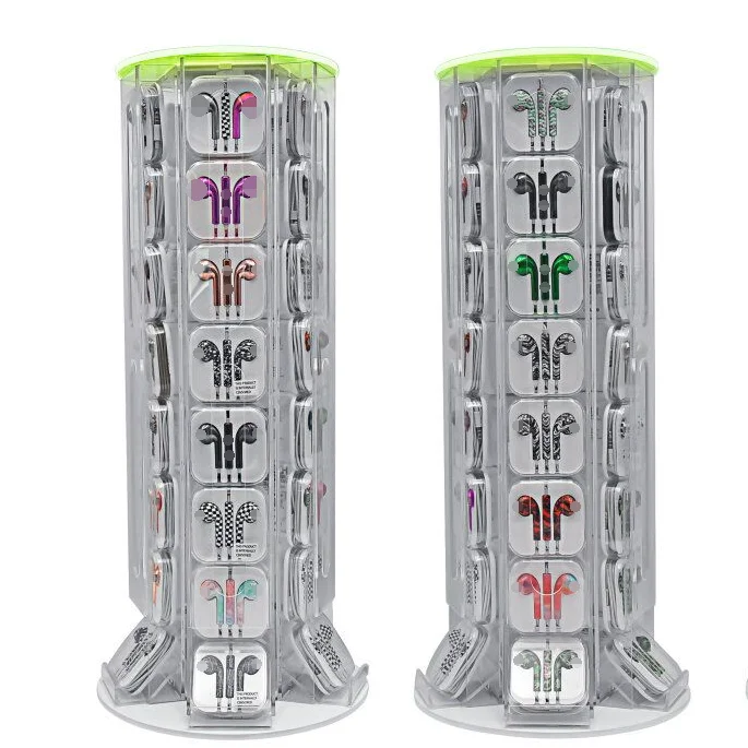 Custom Clear Acrylic Display Cell Phone Accessory Case Counter Display for 3.5mm jack Earphone display Wholesale
Custom Clear Acrylic Display Cell Phone Accessory Case Counter Display for 3.5mm jack Earphone display Wholesale