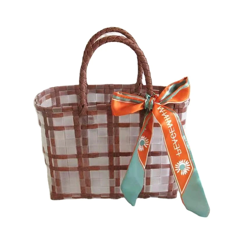 woven tote bag fashion women waterproof beach bag lady shopping plastic handmade woven bag reusable material eco-friendly, Plastic strap
woven tote bag fashion women waterproof beach bag lady shopping plastic handmade woven bag reusable material eco-friendly, Plastic strap