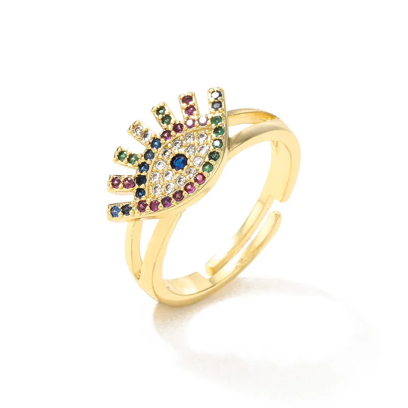 2021 Sailing Jewelry Brass Zircon Evil Eye Finger Rings Colorful CZ Evil Eye Rings for Woman
2021 Sailing Jewelry Brass Zircon Evil Eye Finger Rings Colorful CZ Evil Eye Rings for Woman