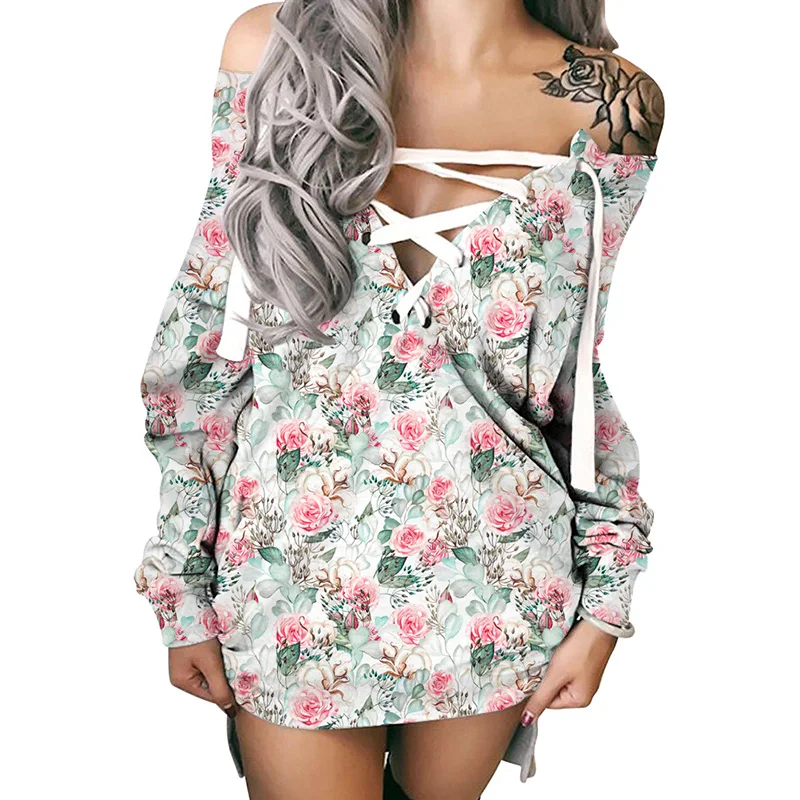 Yoycol Drop Shipping Clothing 3d Customized Printed Sexy Lace Up Sweatshirts Flower Print Lace Up Sweatshirt, Customized color
Yoycol Drop Shipping Clothing 3d Customized Printed Sexy Lace Up Sweatshirts Flower Print Lace Up Sweatshirt, Customized color