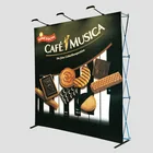 Custom High Quality Advertising Backdrop Stand Pop Up Display Banner Stand Includes spotlights