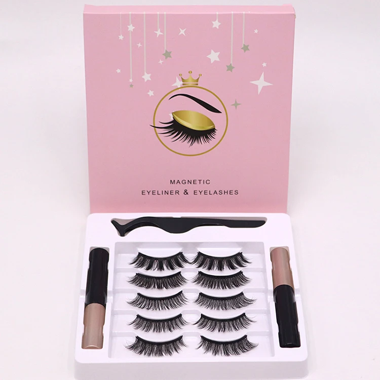 Multiple styles eyelashes 5 pairs private label magnetic eyelashes and tweezers kit with double magic eyeliner, Natural black
Multiple styles eyelashes 5 pairs private label magnetic eyelashes and tweezers kit with double magic eyeliner, Natural black