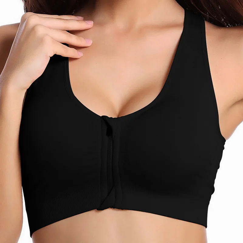 Front Zipper Professional Shockproof Breathable Rimless Running Vest Yoga Sports Underwear Girls Seamless Sport Underwear
Front Zipper Professional Shockproof Breathable Rimless Running Vest Yoga Sports Underwear Girls Seamless Sport Underwear