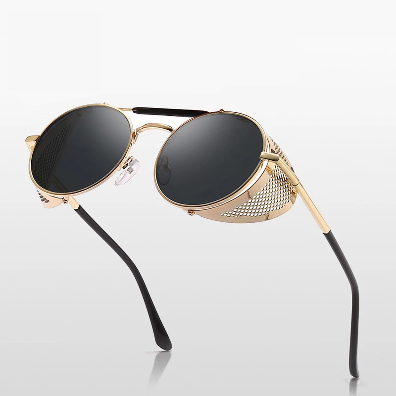 Hot sale creative Metal Round Steampunk Sunglasses Men Women Fashion Frame Vintage Sunglasses
Hot sale creative Metal Round Steampunk Sunglasses Men Women Fashion Frame Vintage Sunglasses