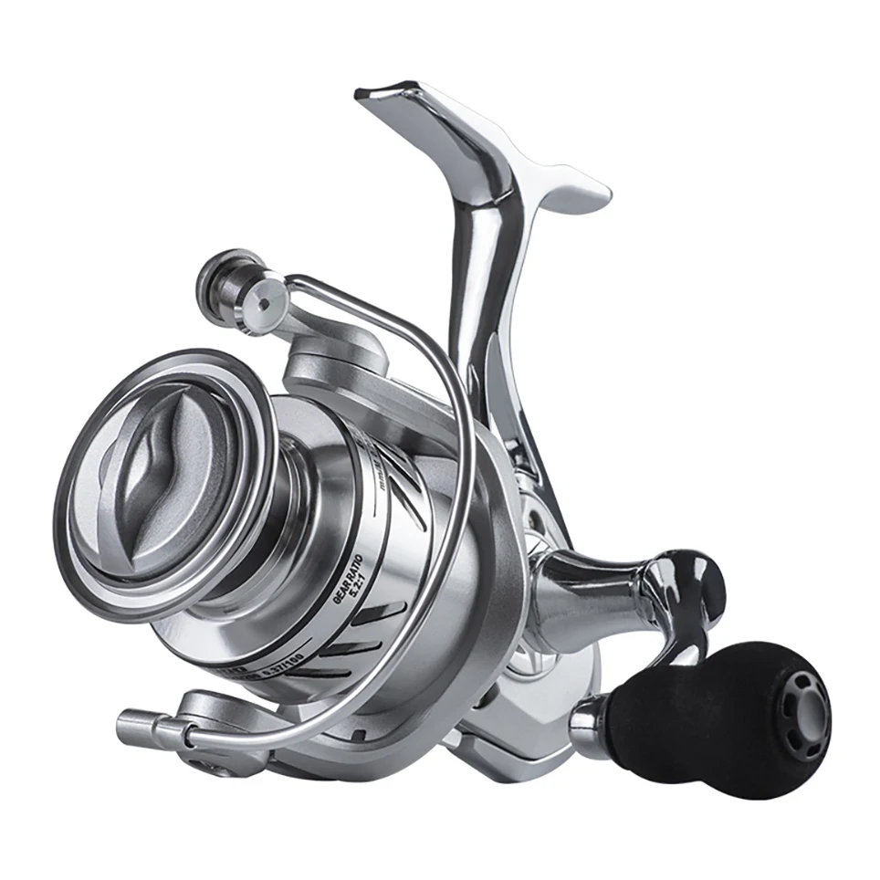 100% Original High Quality Saltwater Large Spinning Reels Full Metal Body 5000/70000 Spinning Fishing Reels, Silver
100% Original High Quality Saltwater Large Spinning Reels Full Metal Body 5000/70000 Spinning Fishing Reels, Silver