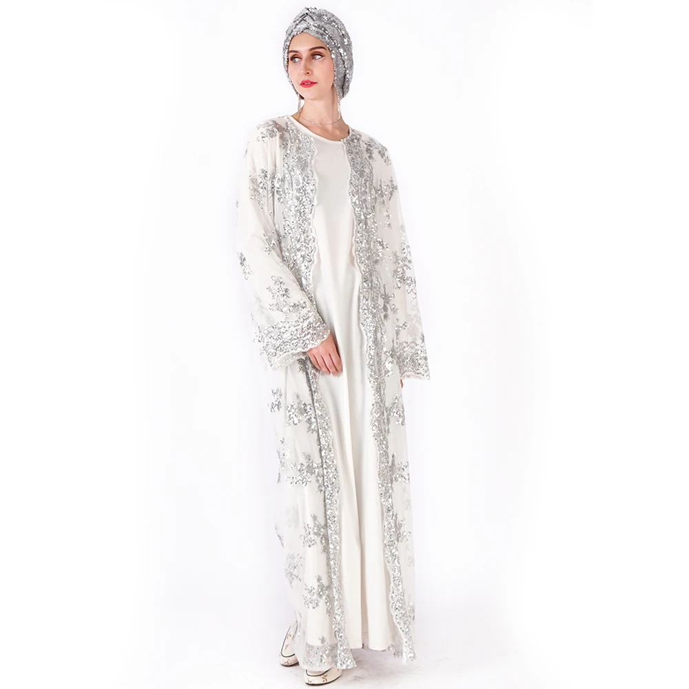 Fashion Middle East Solid Color Arabic Layered Front Open Polka Dot Abaya Winter Cocktail Party Dresses For Muslim Women
Fashion Middle East Solid Color Arabic Layered Front Open Polka Dot Abaya Winter Cocktail Party Dresses For Muslim Women