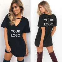 Women Custom V Neck Ladies T Shirt With Logo Printing Cheap Wholesale Elastic Blank Tshirt Design
Women Custom V Neck Ladies T Shirt With Logo Printing Cheap Wholesale Elastic Blank Tshirt Design