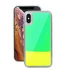 Noctilucent Liquid Neon Quicksand Mobile Magnet Cover Phone Case Cover For iPhone