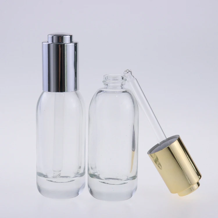 Ml Luxury Essential Oil Frosted Cosmetic Container Serum Glass