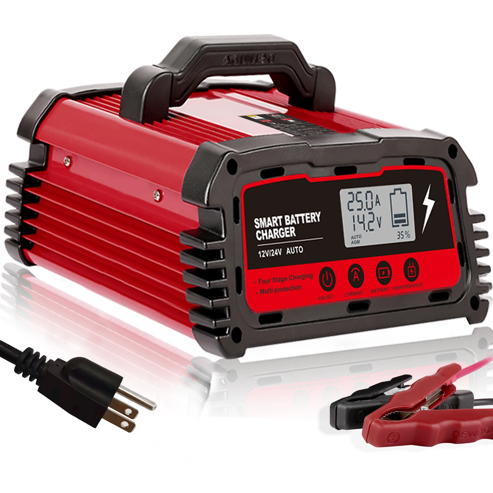 12v 24v car battery charger automatic 110v 220v 15Ah-250Ah smart portable lead-acid battery charger
12v 24v car battery charger automatic 110v 220v 15Ah-250Ah smart portable lead-acid battery charger