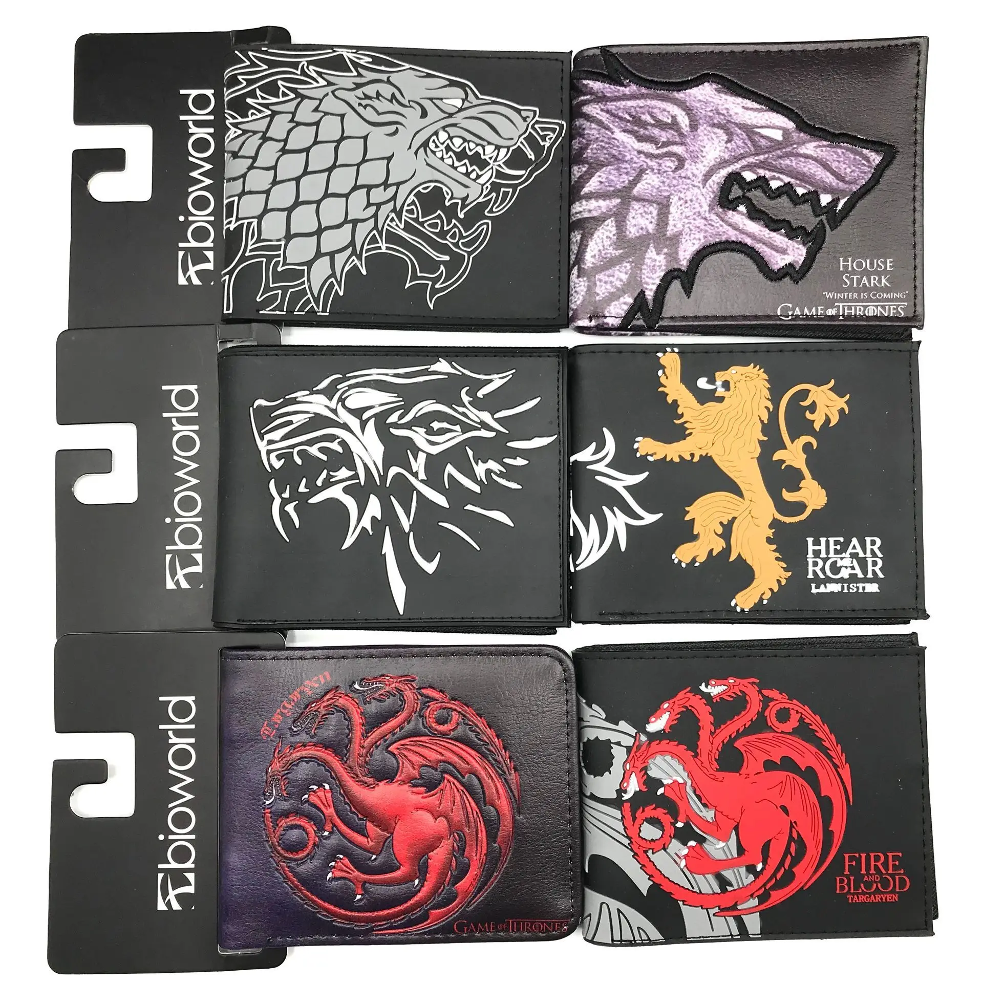 Factory Direct PU PVC Cartoon Anime Games of Wallet Supply Thrones Purse A Song of Ice and Fire Wallets
Factory Direct PU PVC Cartoon Anime Games of Wallet Supply Thrones Purse A Song of Ice and Fire Wallets