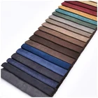 100%Polyester Woven Suede/Synthetic leather Upholstery Sofa Fabric