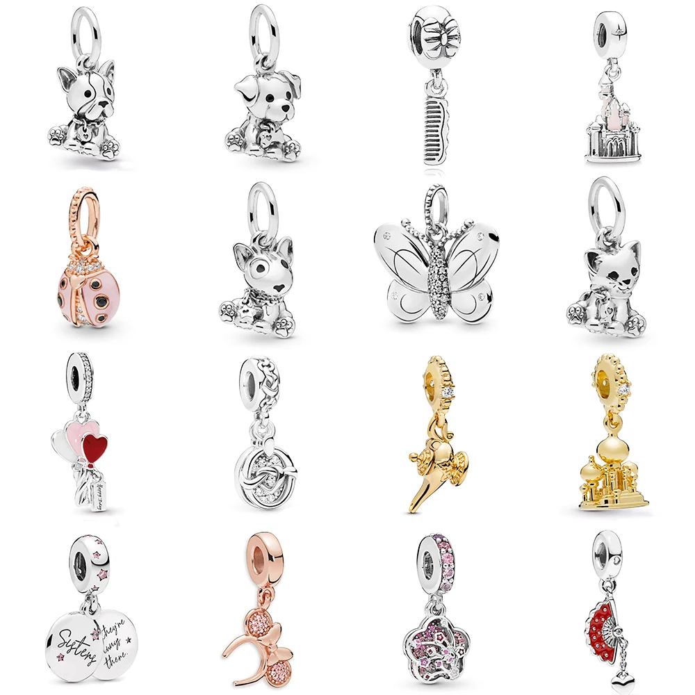 NEW 2021 100% 925 Sterling Silver Bull Terrier Labrador Puppy Sweet Cat Bulldog Pendant Fit DIY Original Women Bracelet Jewelry
NEW 2021 100% 925 Sterling Silver Bull Terrier Labrador Puppy Sweet Cat Bulldog Pendant Fit DIY Original Women Bracelet Jewelry