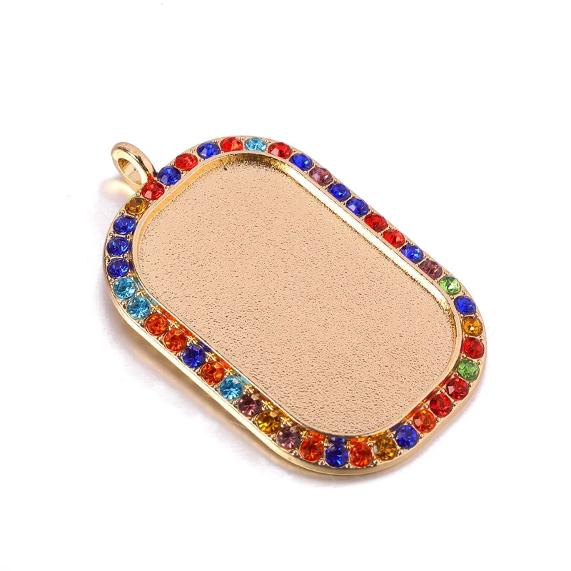 2021 Sailing Jewelry Rounded Rectangle Accessories Diamond Round Photo Frame Pendant DIY 24*38mm Photo Frame Pendant
2021 Sailing Jewelry Rounded Rectangle Accessories Diamond Round Photo Frame Pendant DIY 24*38mm Photo Frame Pendant