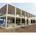prefab ready made home house with steel structure sandwich panel