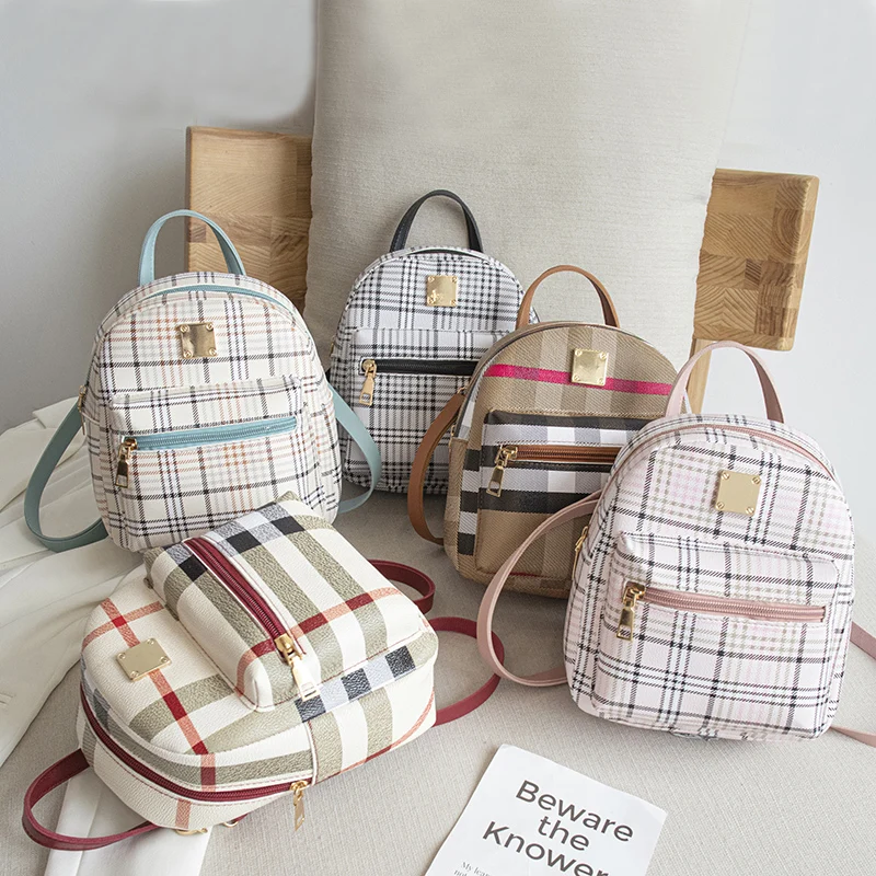 Fashion Mini lattice backpack girl's single shoulder schoolbag girl's portable Crossbody Backpack hand bags ladies women, Photo
Fashion Mini lattice backpack girl's single shoulder schoolbag girl's portable Crossbody Backpack hand bags ladies women, Photo